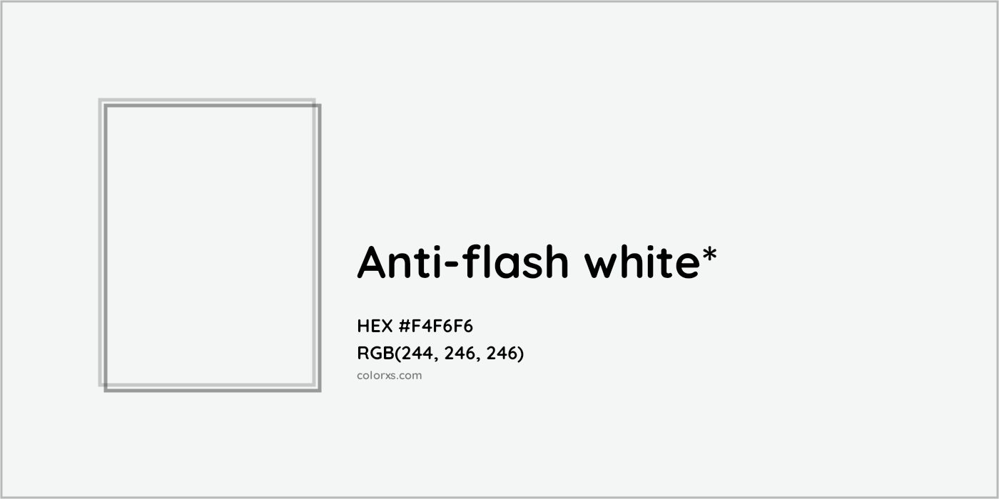 HEX #F4F6F6 Color Name, Color Code, Palettes, Similar Paints, Images