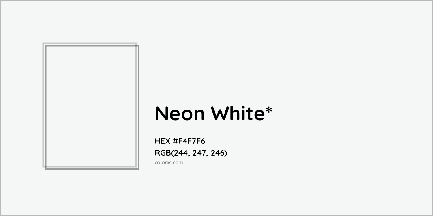 HEX #F4F7F6 Color Name, Color Code, Palettes, Similar Paints, Images