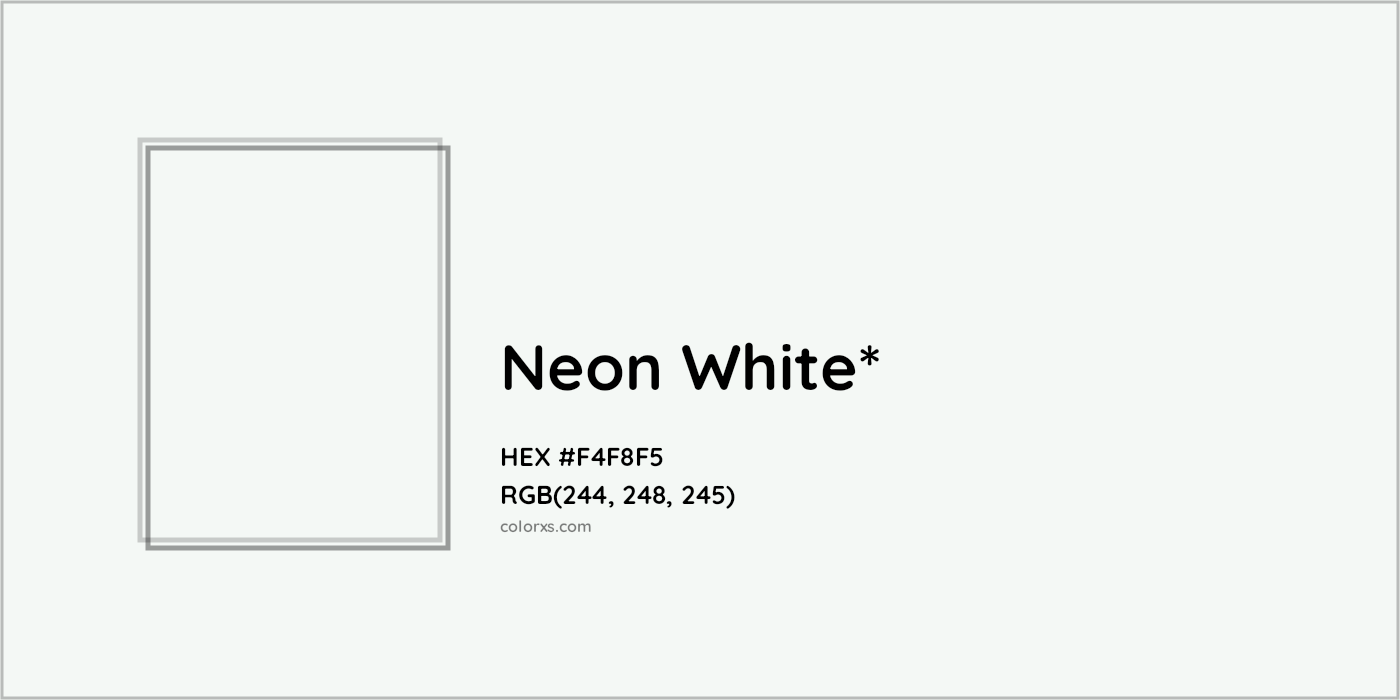 HEX #F4F8F5 Color Name, Color Code, Palettes, Similar Paints, Images