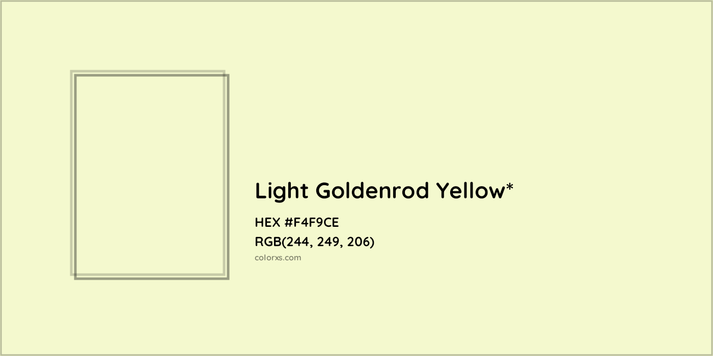 HEX #F4F9CE Color Name, Color Code, Palettes, Similar Paints, Images