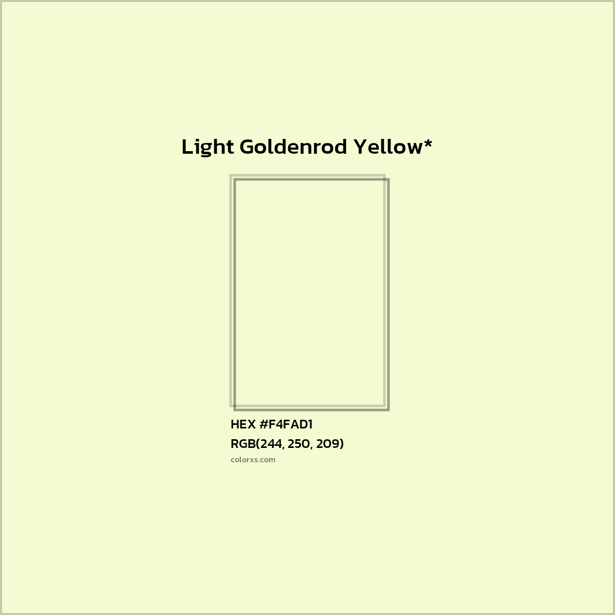 HEX #F4FAD1 Color Name, Color Code, Palettes, Similar Paints, Images