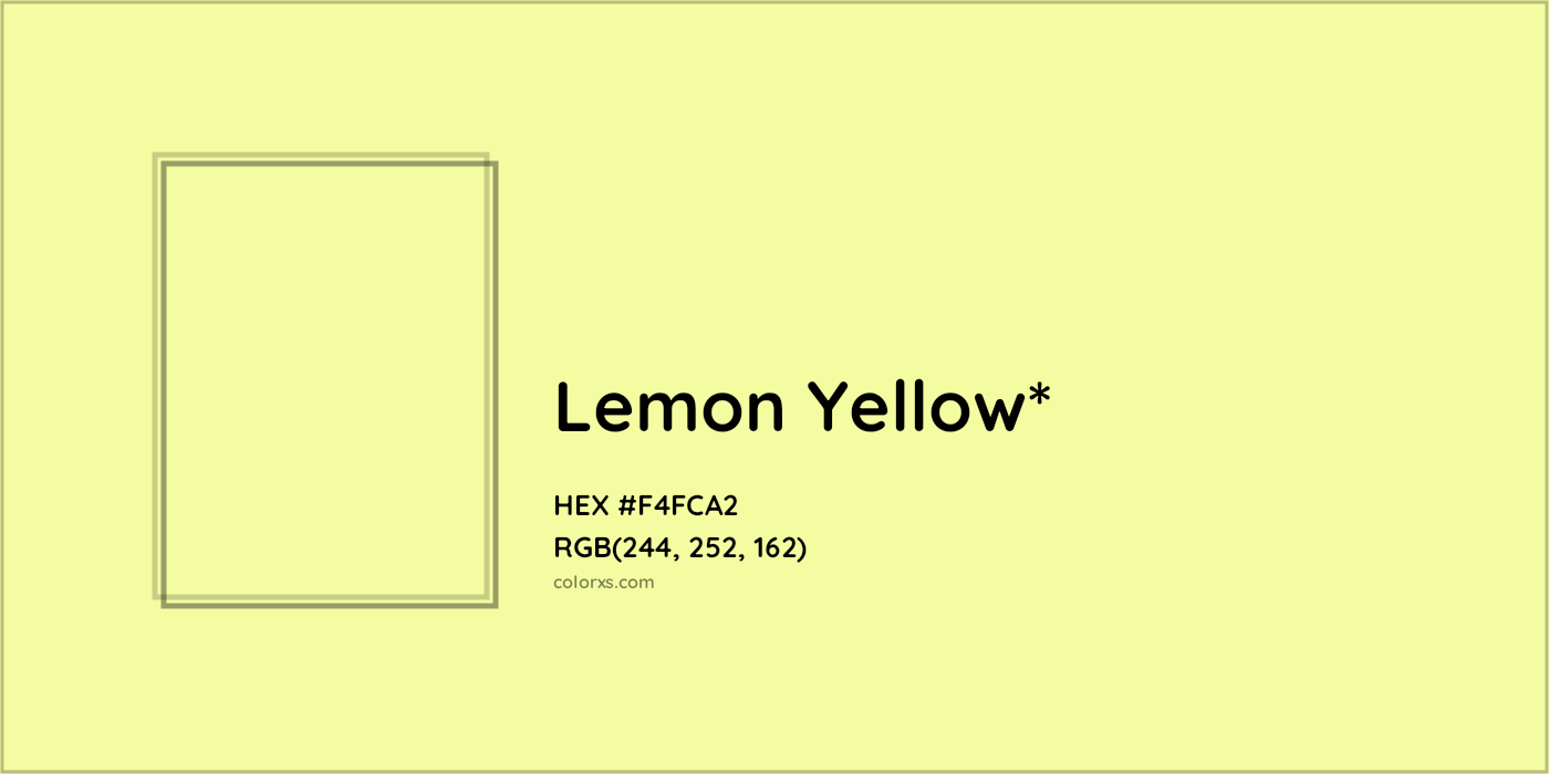 HEX #F4FCA2 Color Name, Color Code, Palettes, Similar Paints, Images