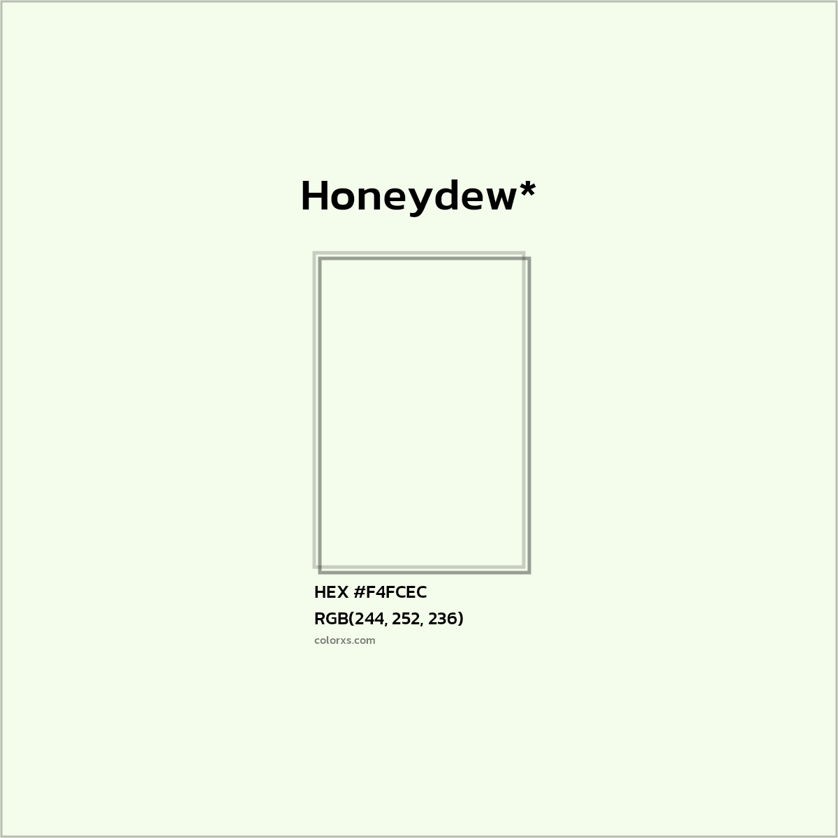 HEX #F4FCEC Color Name, Color Code, Palettes, Similar Paints, Images