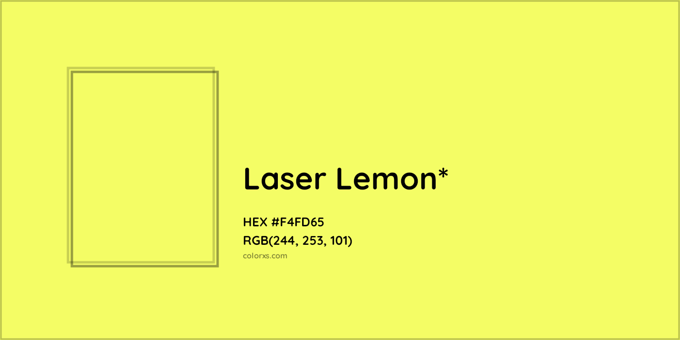 HEX #F4FD65 Color Name, Color Code, Palettes, Similar Paints, Images