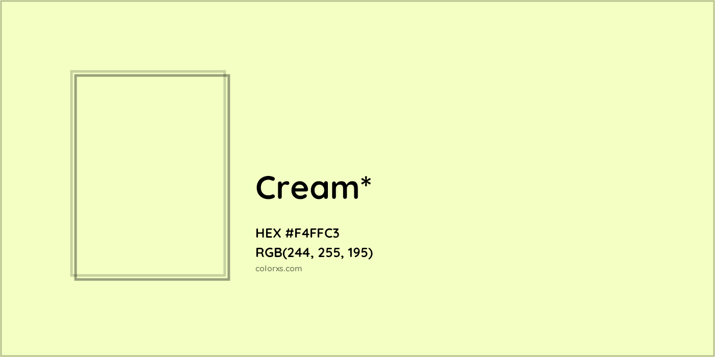 HEX #F4FFC3 Color Name, Color Code, Palettes, Similar Paints, Images
