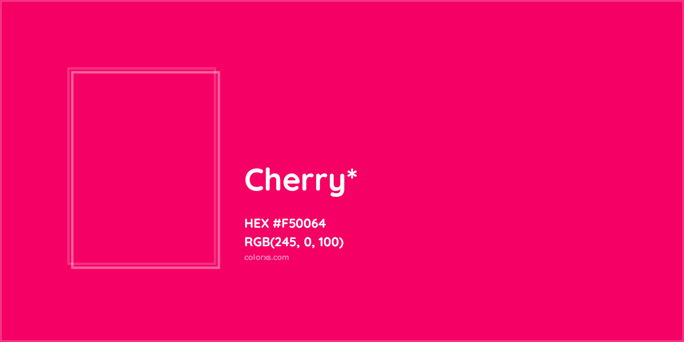HEX #F50064 Color Name, Color Code, Palettes, Similar Paints, Images