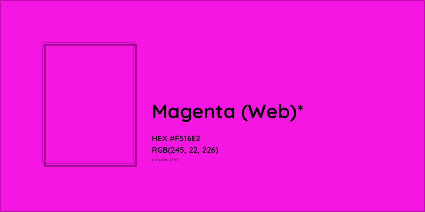 HEX #F516E2 Color Name, Color Code, Palettes, Similar Paints, Images