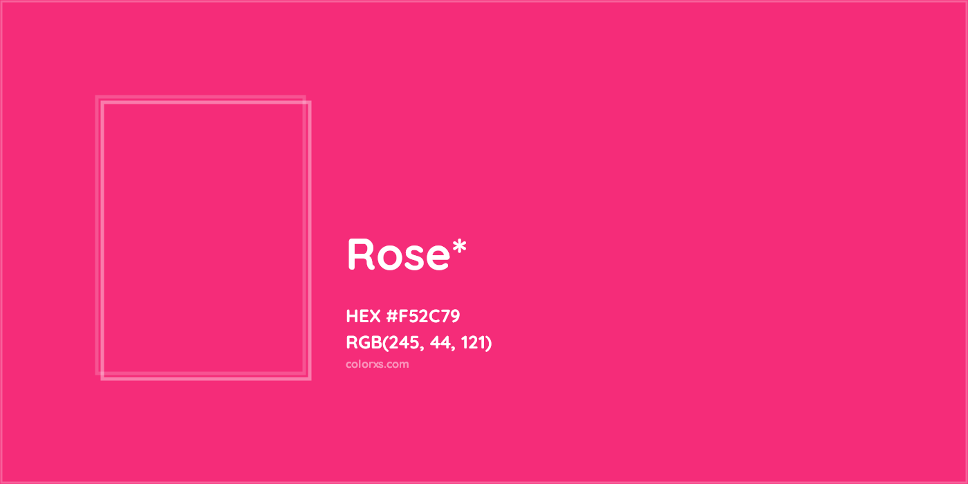 HEX #F52C79 Color Name, Color Code, Palettes, Similar Paints, Images