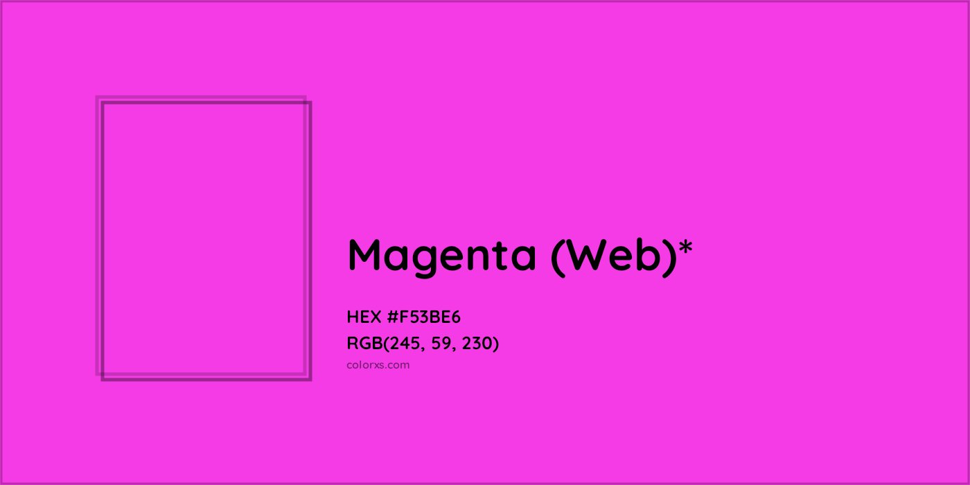 HEX #F53BE6 Color Name, Color Code, Palettes, Similar Paints, Images