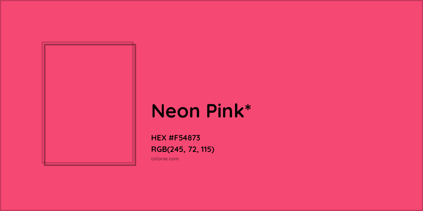 HEX #F54873 Color Name, Color Code, Palettes, Similar Paints, Images