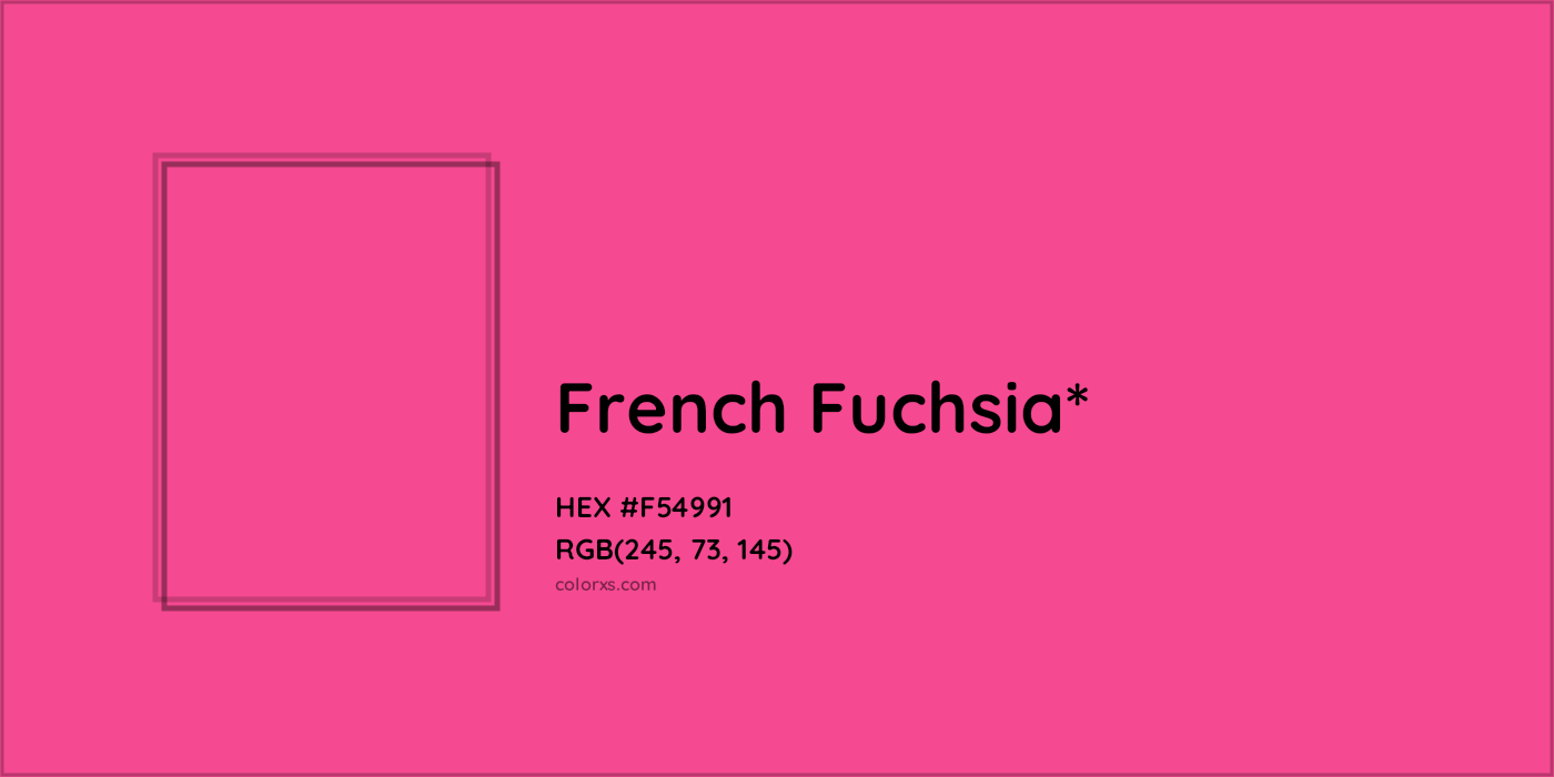 HEX #F54991 Color Name, Color Code, Palettes, Similar Paints, Images