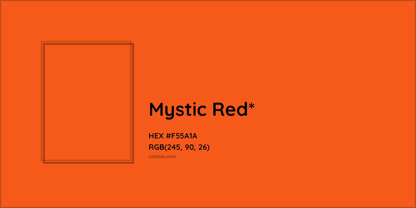 HEX #F55A1A Color Name, Color Code, Palettes, Similar Paints, Images