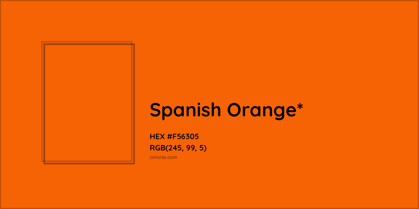 HEX #F56305 Color Name, Color Code, Palettes, Similar Paints, Images