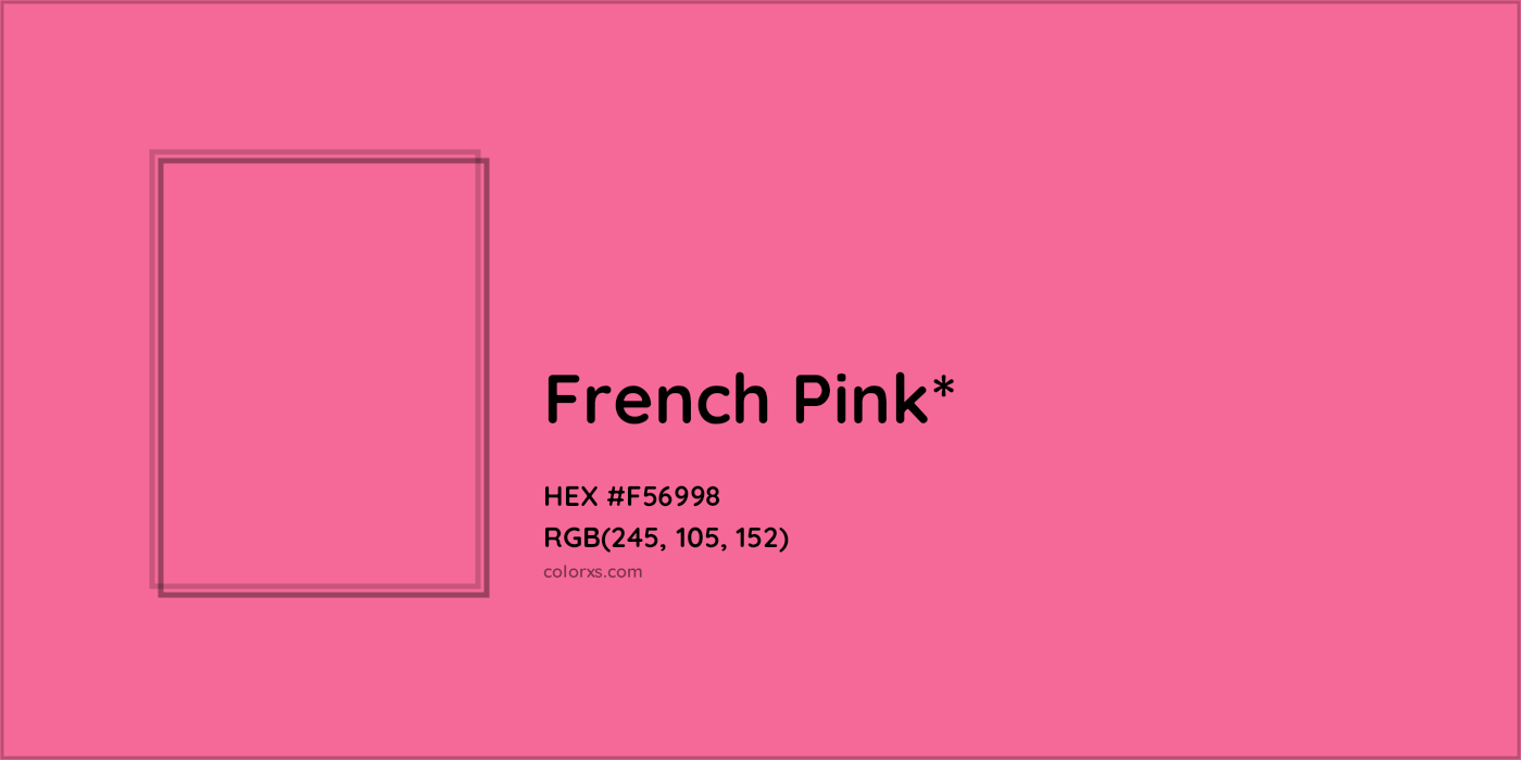 HEX #F56998 Color Name, Color Code, Palettes, Similar Paints, Images