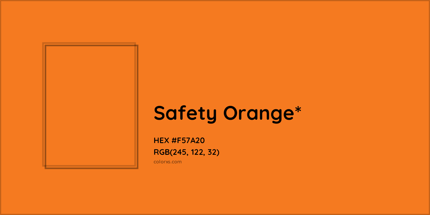HEX #F57A20 Color Name, Color Code, Palettes, Similar Paints, Images
