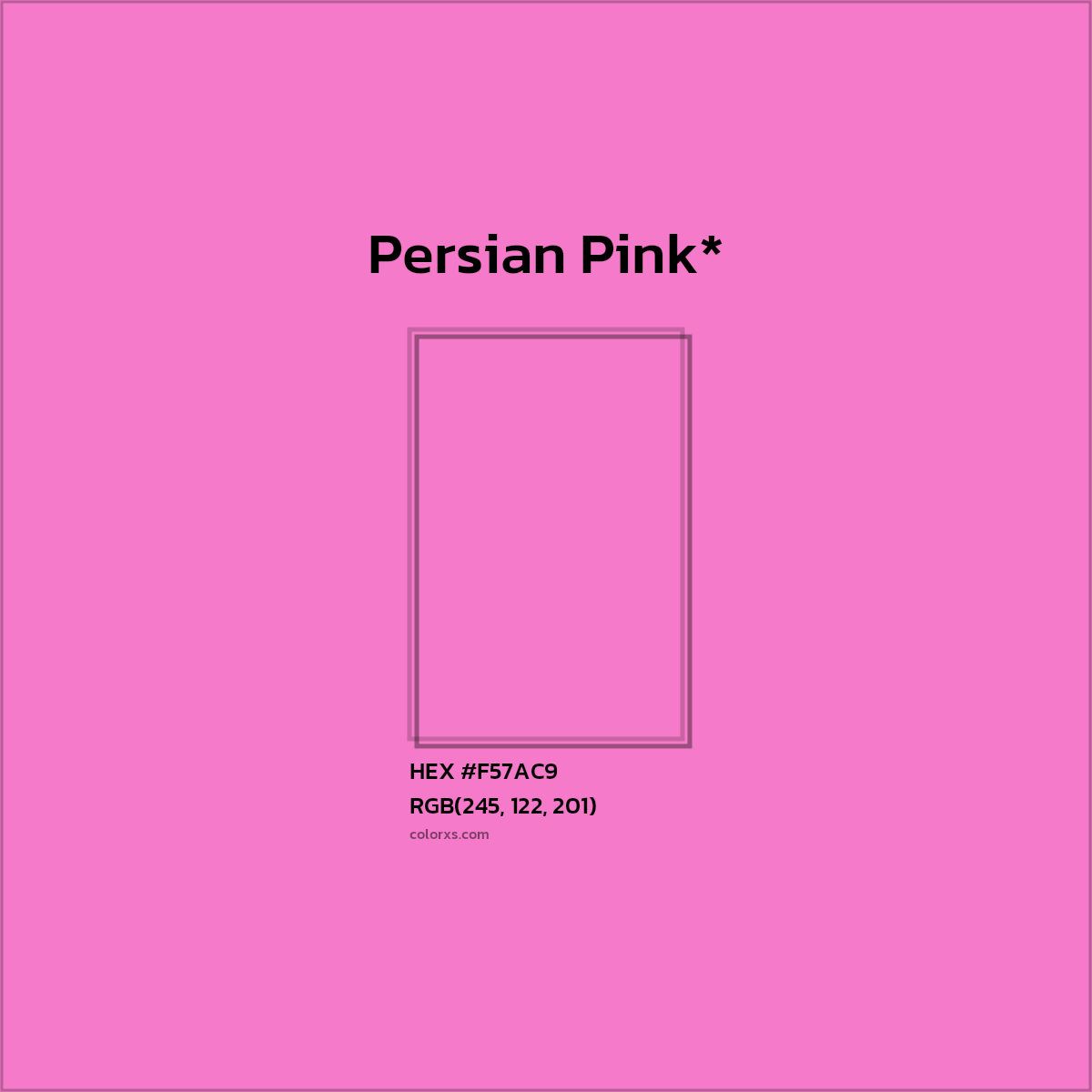 HEX #F57AC9 Color Name, Color Code, Palettes, Similar Paints, Images
