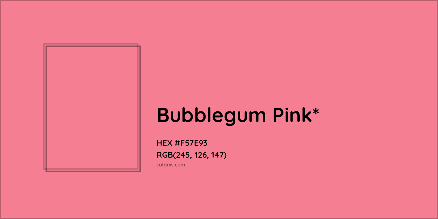 HEX #F57E93 Color Name, Color Code, Palettes, Similar Paints, Images