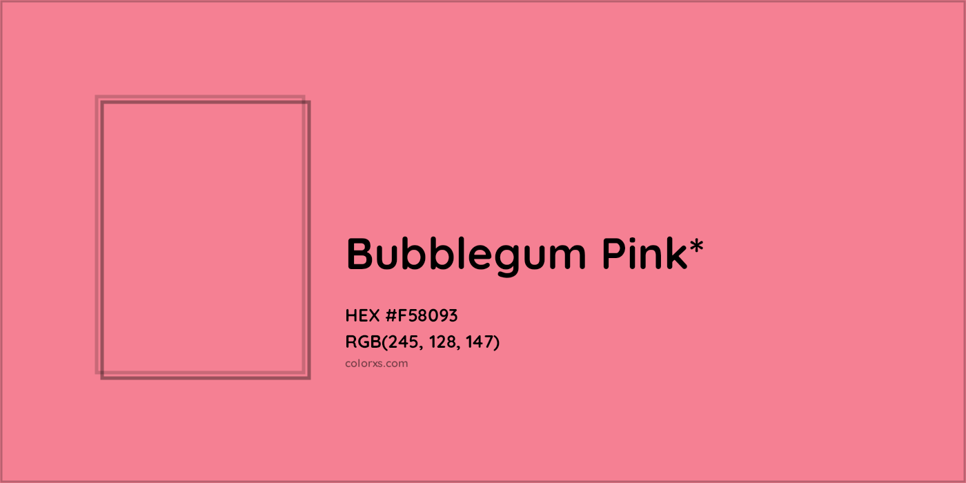 HEX #F58093 Color Name, Color Code, Palettes, Similar Paints, Images