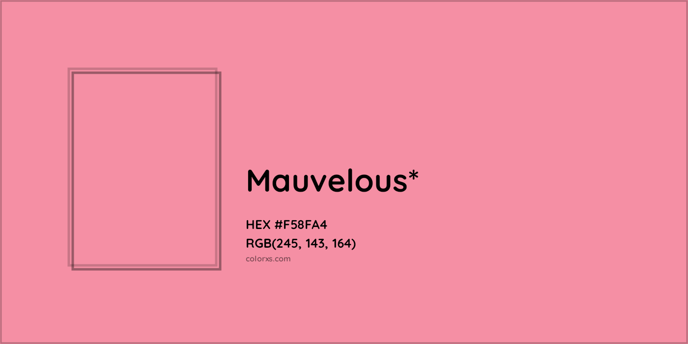 HEX #F58FA4 Color Name, Color Code, Palettes, Similar Paints, Images