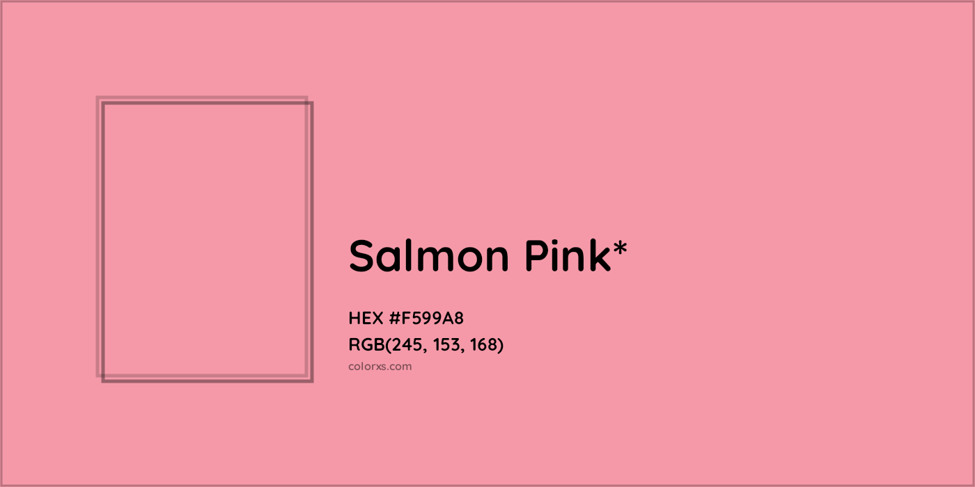 HEX #F599A8 Color Name, Color Code, Palettes, Similar Paints, Images
