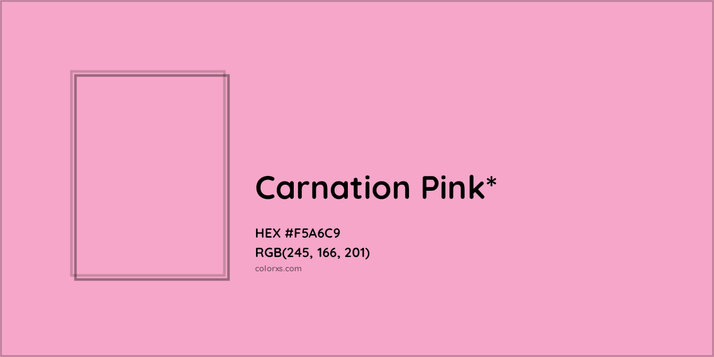 HEX #F5A6C9 Color Name, Color Code, Palettes, Similar Paints, Images