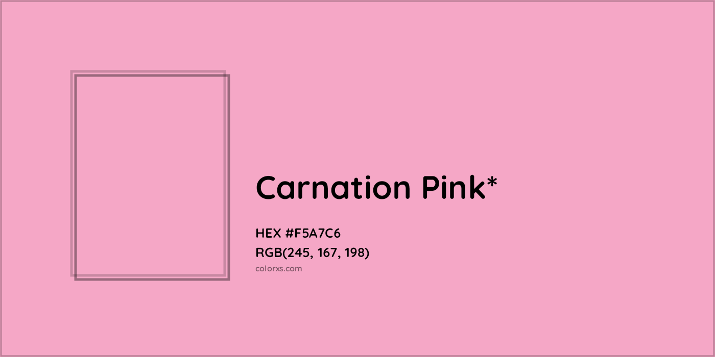 HEX #F5A7C6 Color Name, Color Code, Palettes, Similar Paints, Images