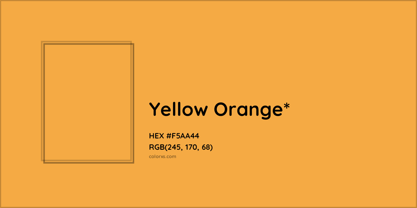 HEX #F5AA44 Color Name, Color Code, Palettes, Similar Paints, Images