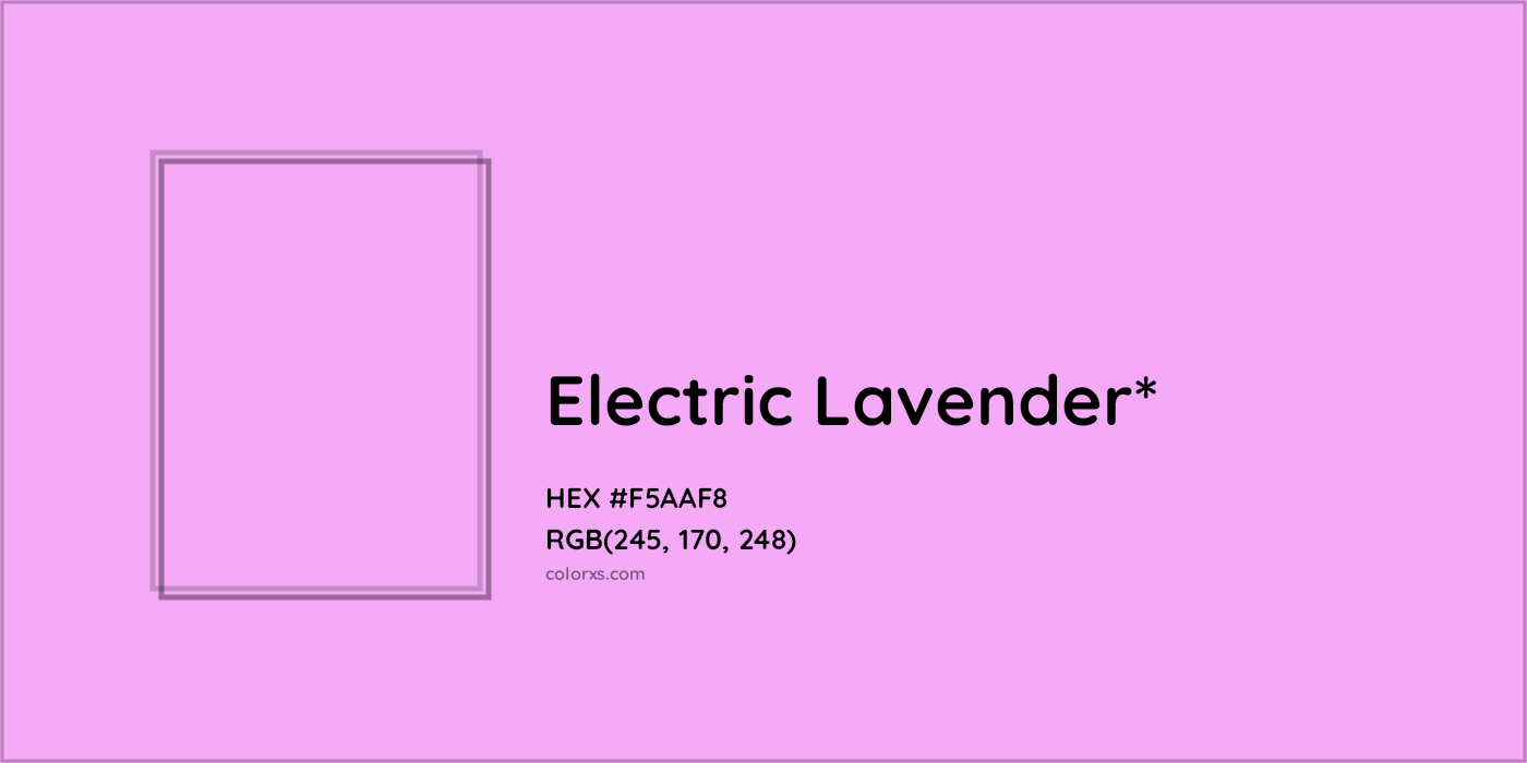 HEX #F5AAF8 Color Name, Color Code, Palettes, Similar Paints, Images