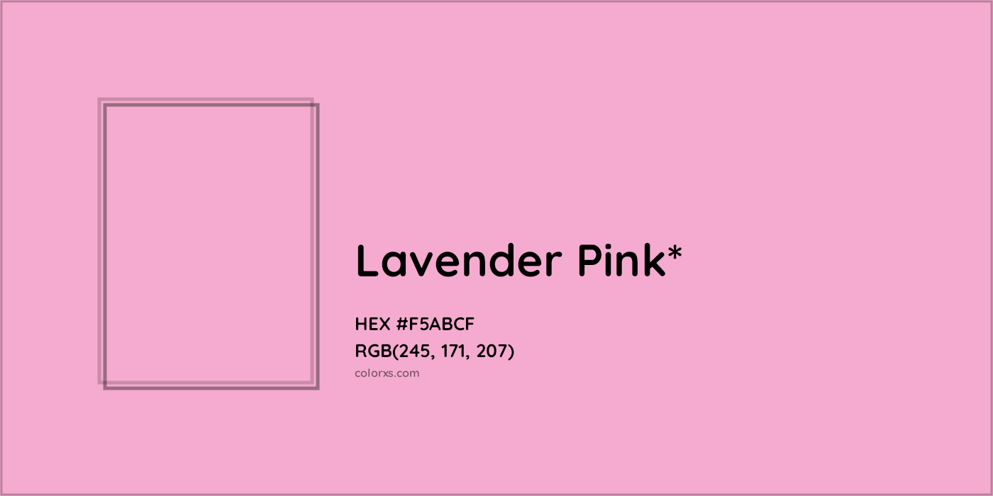 HEX #F5ABCF Color Name, Color Code, Palettes, Similar Paints, Images