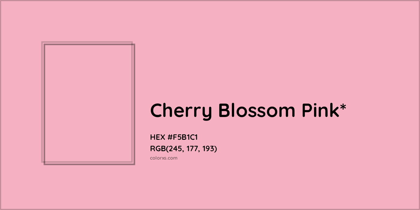 HEX #F5B1C1 Color Name, Color Code, Palettes, Similar Paints, Images