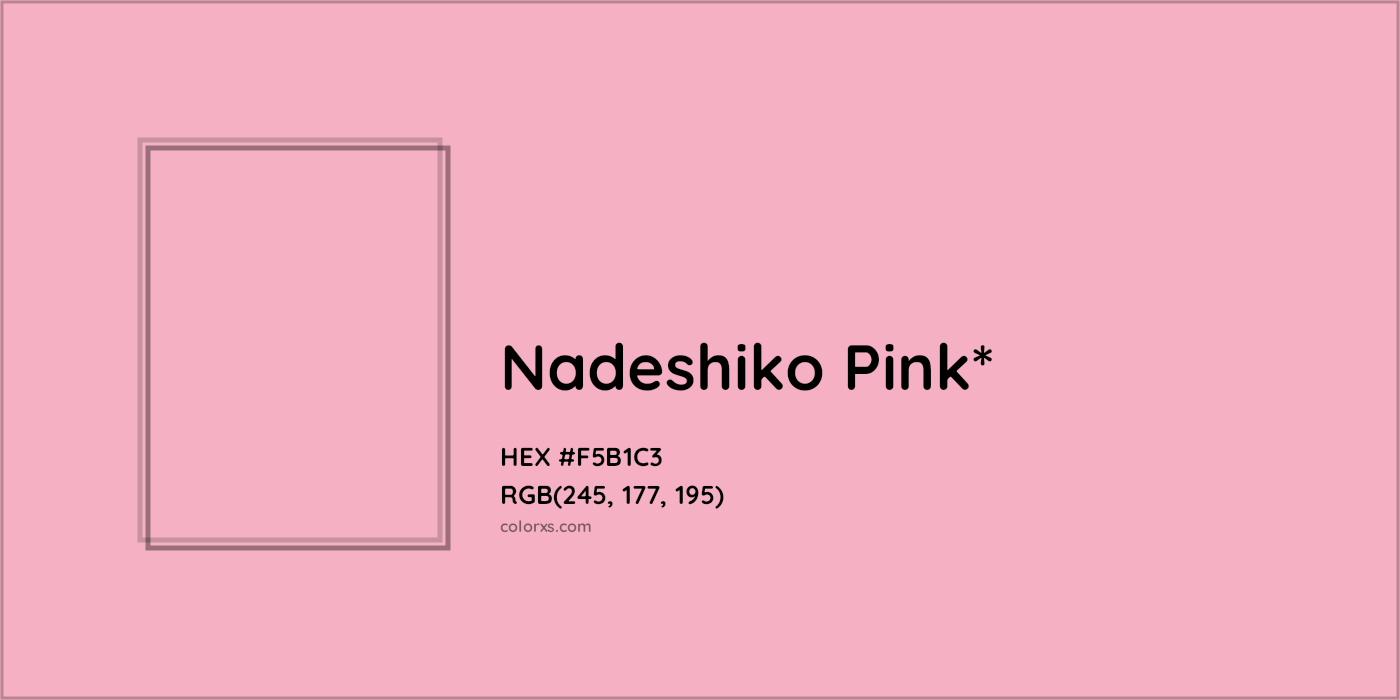 HEX #F5B1C3 Color Name, Color Code, Palettes, Similar Paints, Images
