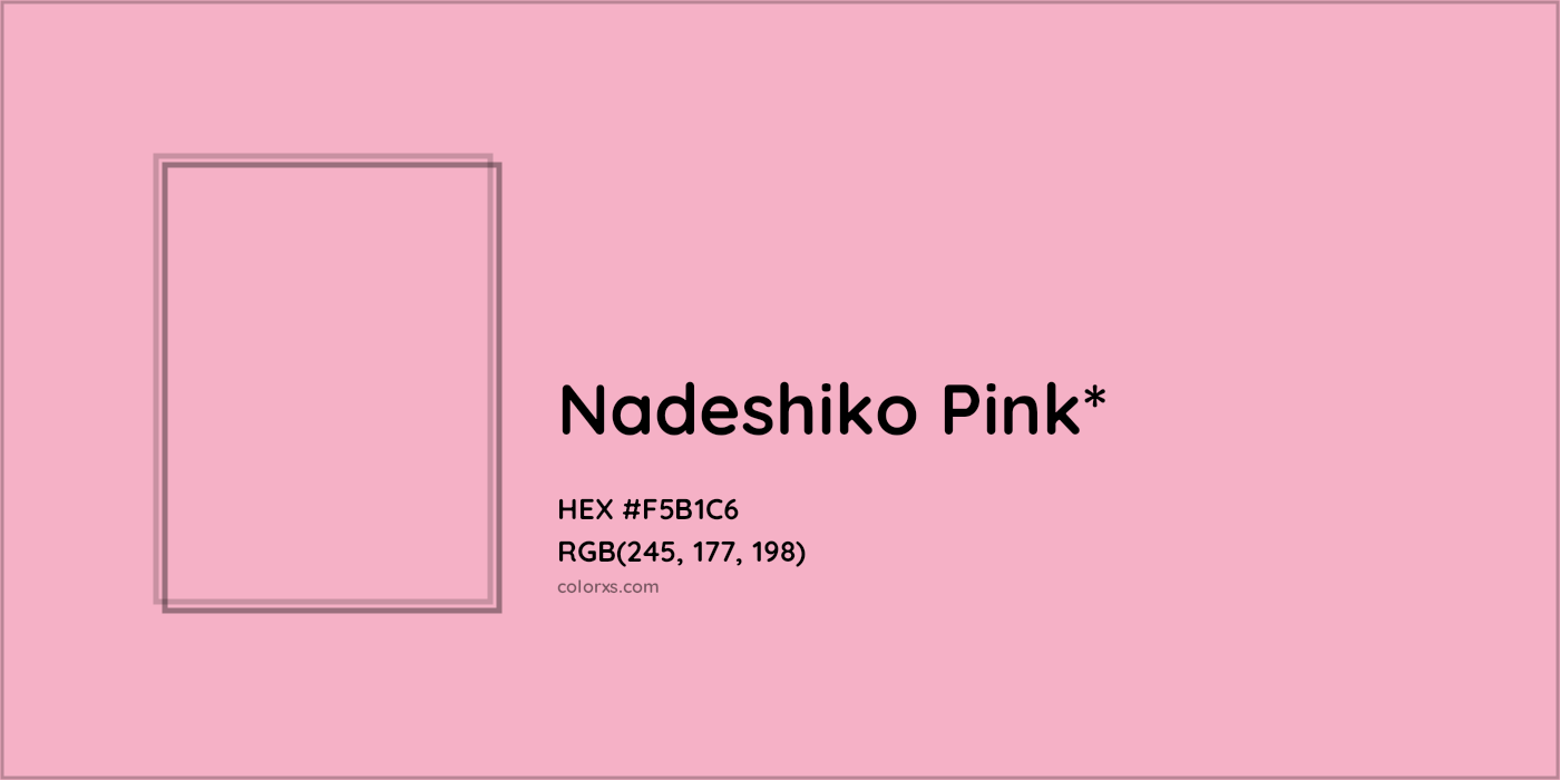 HEX #F5B1C6 Color Name, Color Code, Palettes, Similar Paints, Images