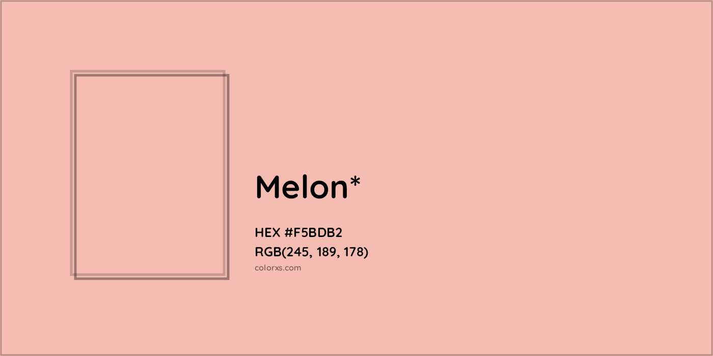 HEX #F5BDB2 Color Name, Color Code, Palettes, Similar Paints, Images