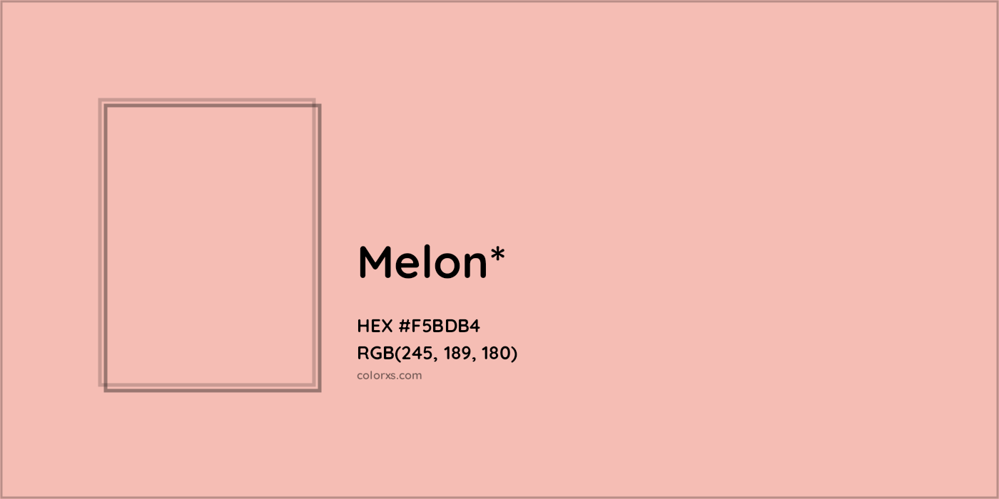 HEX #F5BDB4 Color Name, Color Code, Palettes, Similar Paints, Images