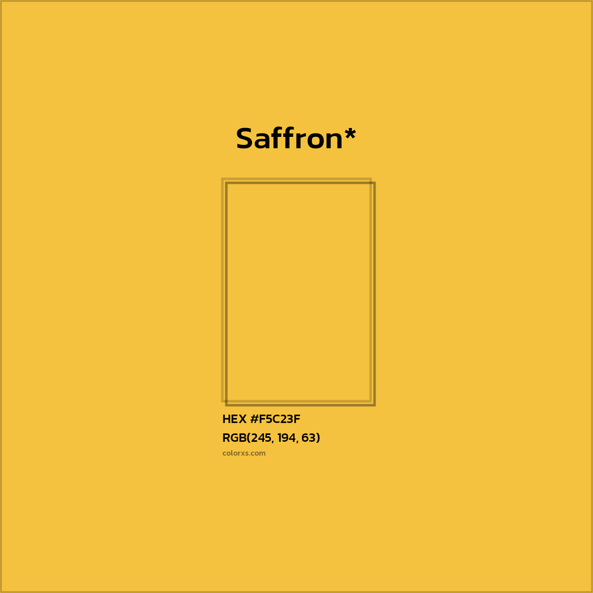HEX #F5C23F Color Name, Color Code, Palettes, Similar Paints, Images