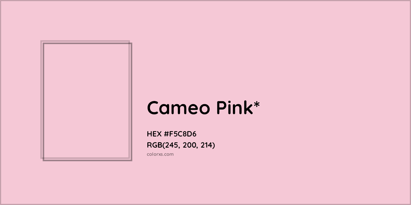 HEX #F5C8D6 Color Name, Color Code, Palettes, Similar Paints, Images
