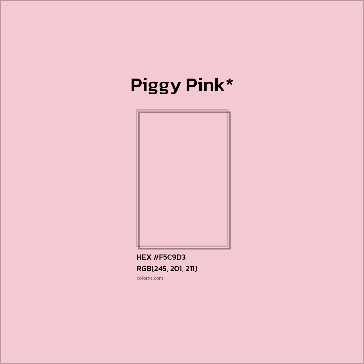 HEX #F5C9D3 Color Name, Color Code, Palettes, Similar Paints, Images