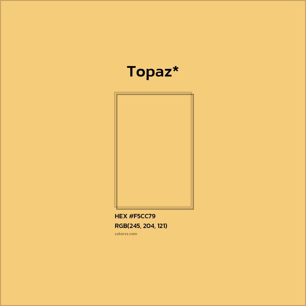 HEX #F5CC79 Color Name, Color Code, Palettes, Similar Paints, Images