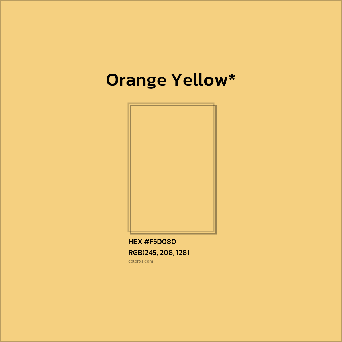 HEX #F5D080 Color Name, Color Code, Palettes, Similar Paints, Images