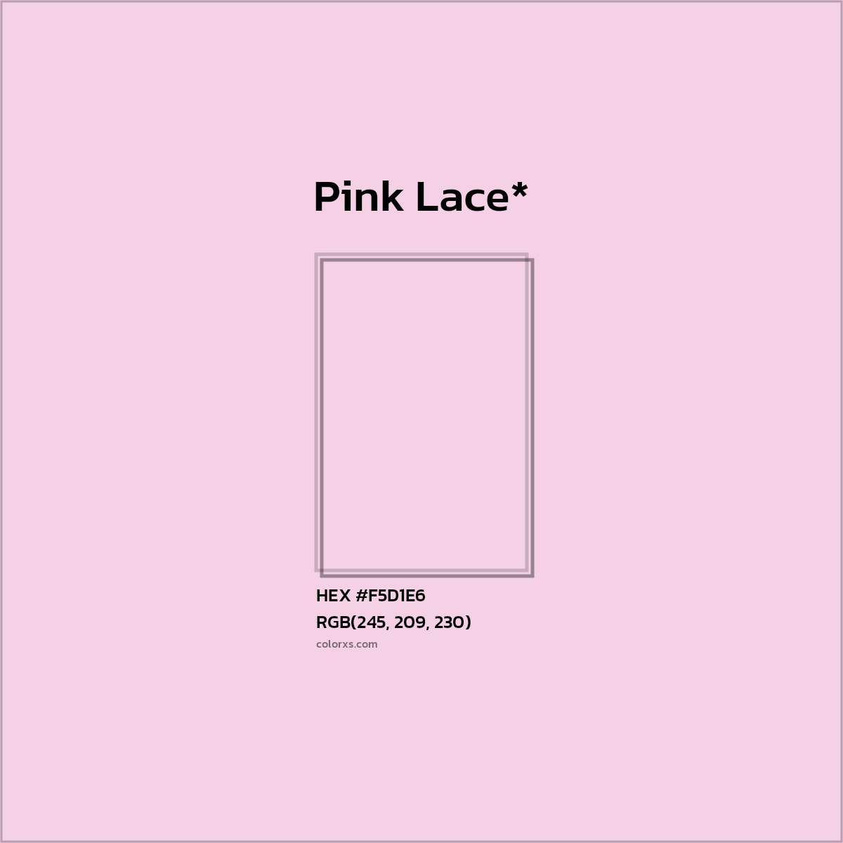 HEX #F5D1E6 Color Name, Color Code, Palettes, Similar Paints, Images
