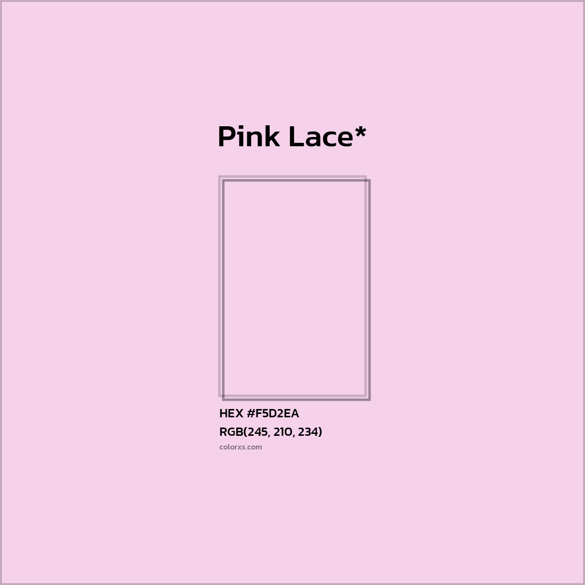 HEX #F5D2EA Color Name, Color Code, Palettes, Similar Paints, Images