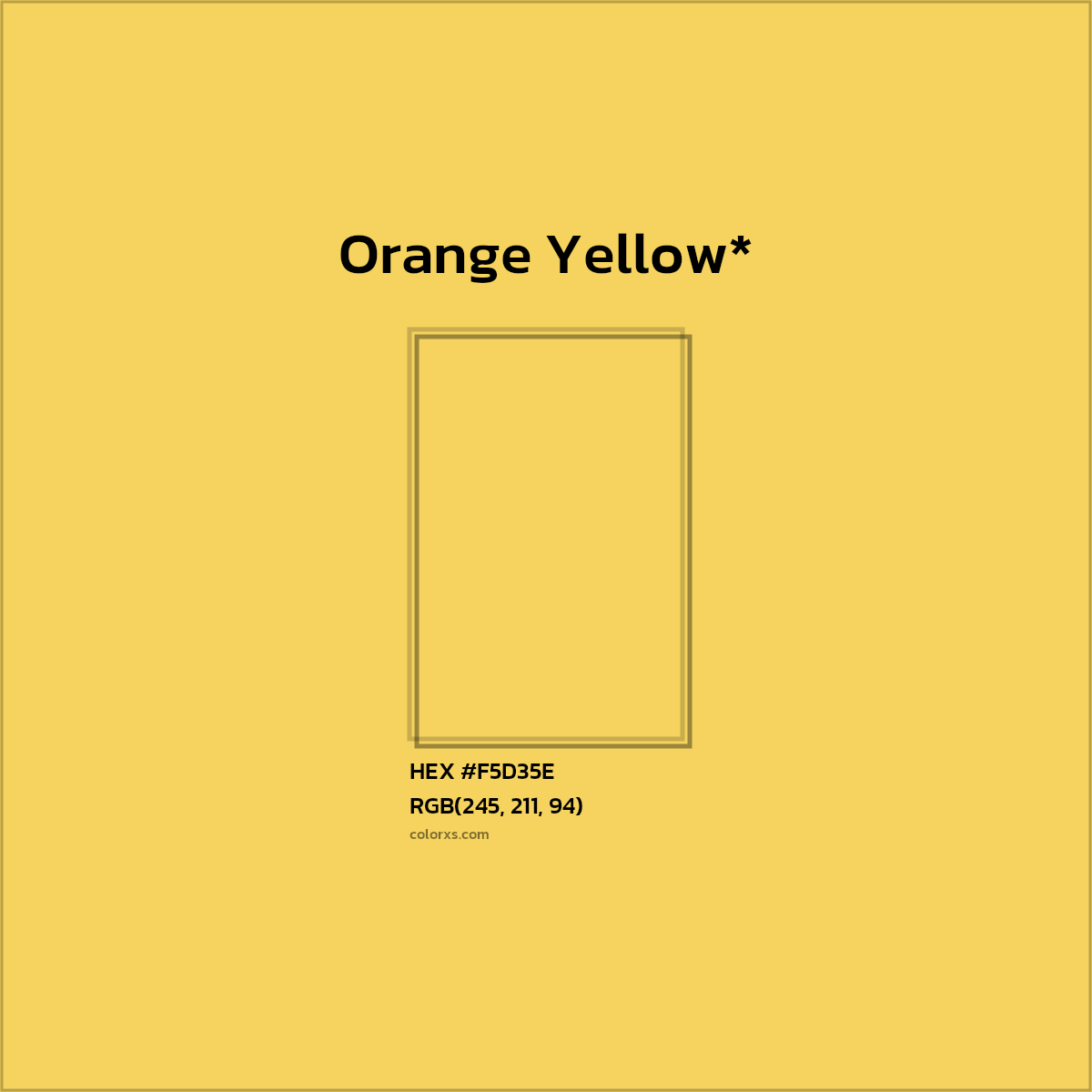 HEX #F5D35E Color Name, Color Code, Palettes, Similar Paints, Images