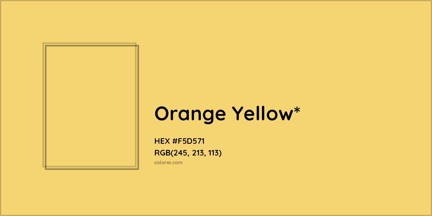 HEX #F5D571 Color Name, Color Code, Palettes, Similar Paints, Images