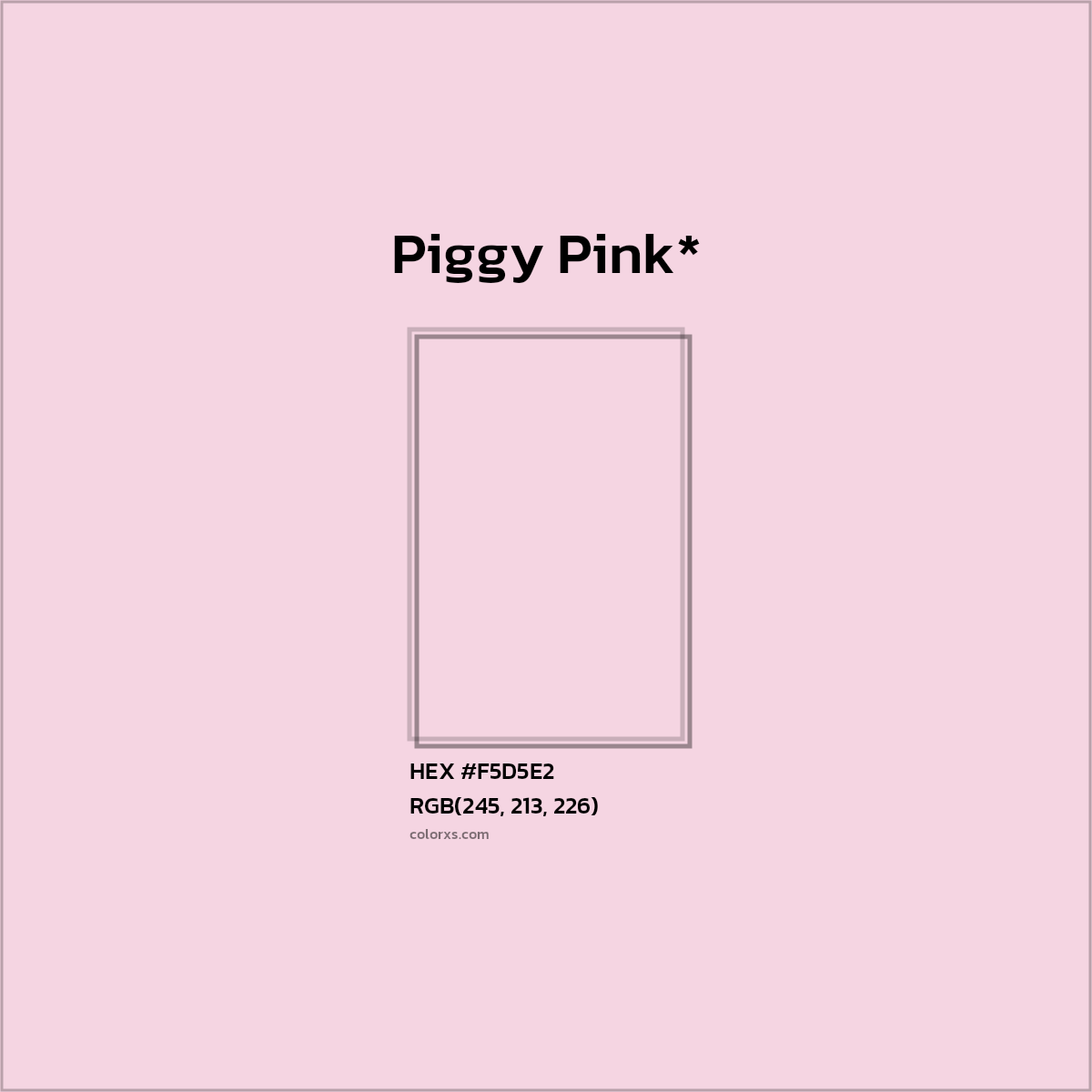 HEX #F5D5E2 Color Name, Color Code, Palettes, Similar Paints, Images