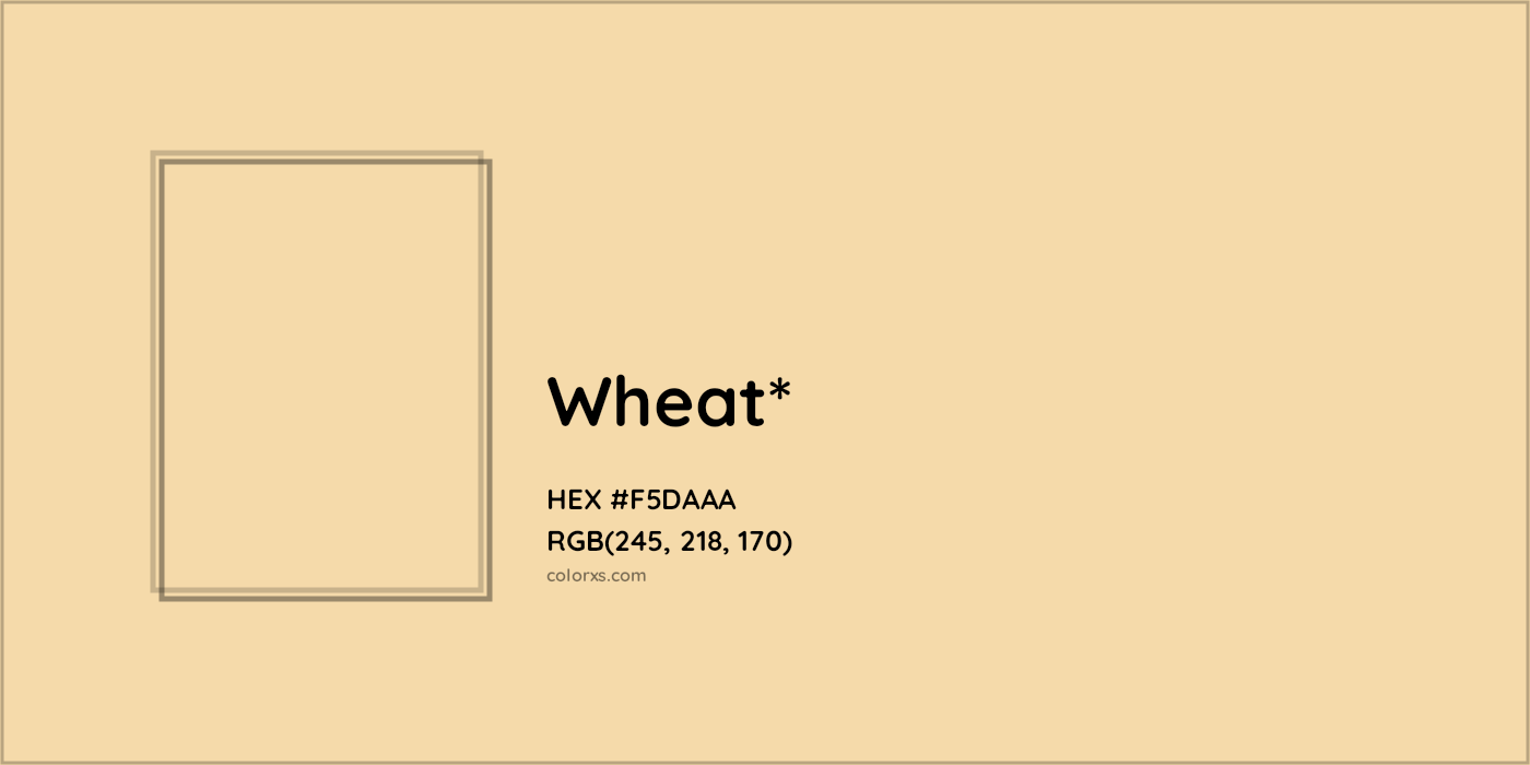 HEX #F5DAAA Color Name, Color Code, Palettes, Similar Paints, Images