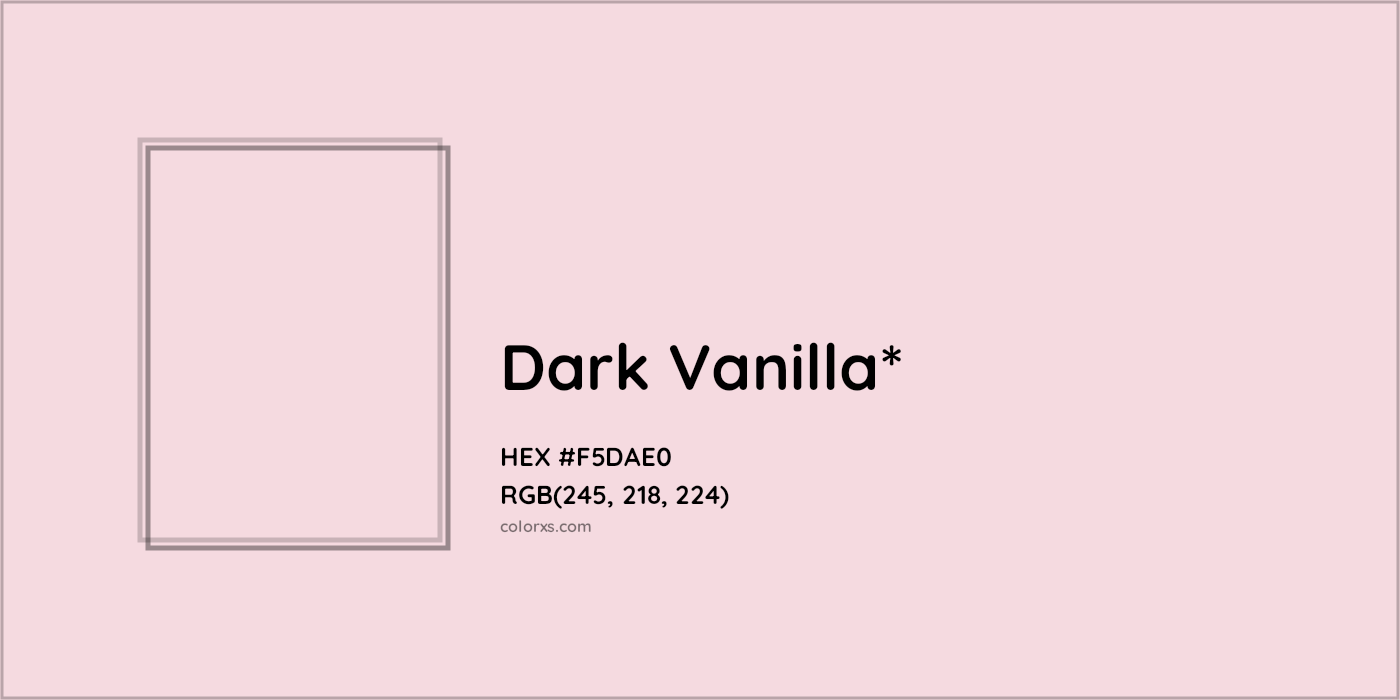 HEX #F5DAE0 Color Name, Color Code, Palettes, Similar Paints, Images