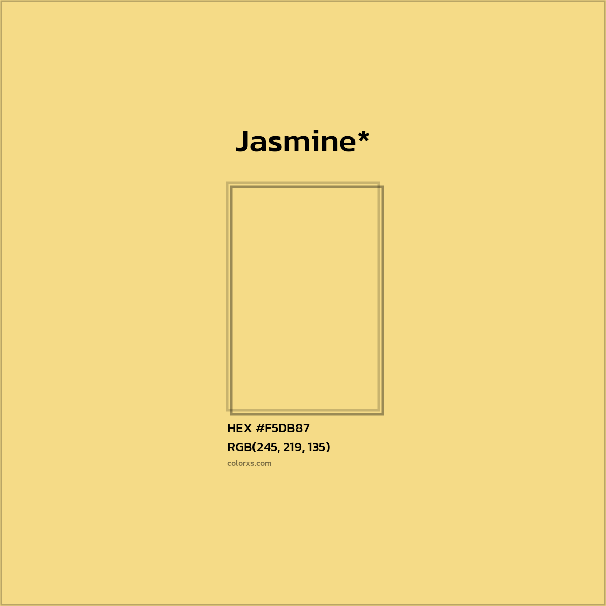 HEX #F5DB87 Color Name, Color Code, Palettes, Similar Paints, Images