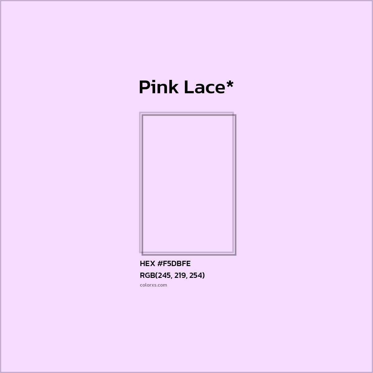 HEX #F5DBFE Color Name, Color Code, Palettes, Similar Paints, Images