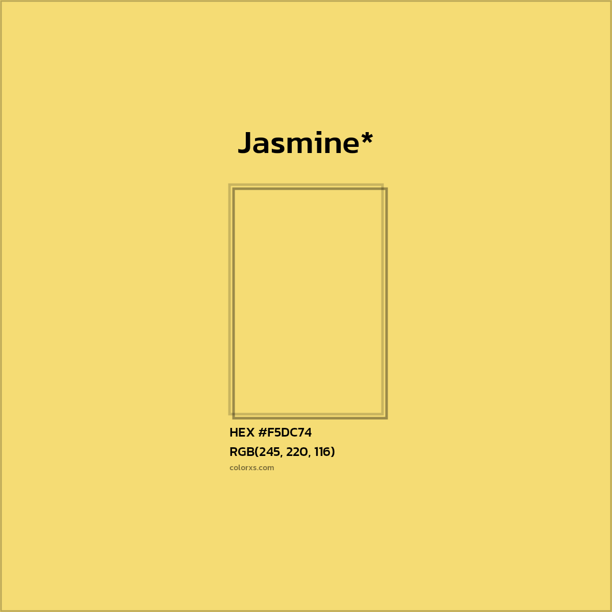 HEX #F5DC74 Color Name, Color Code, Palettes, Similar Paints, Images