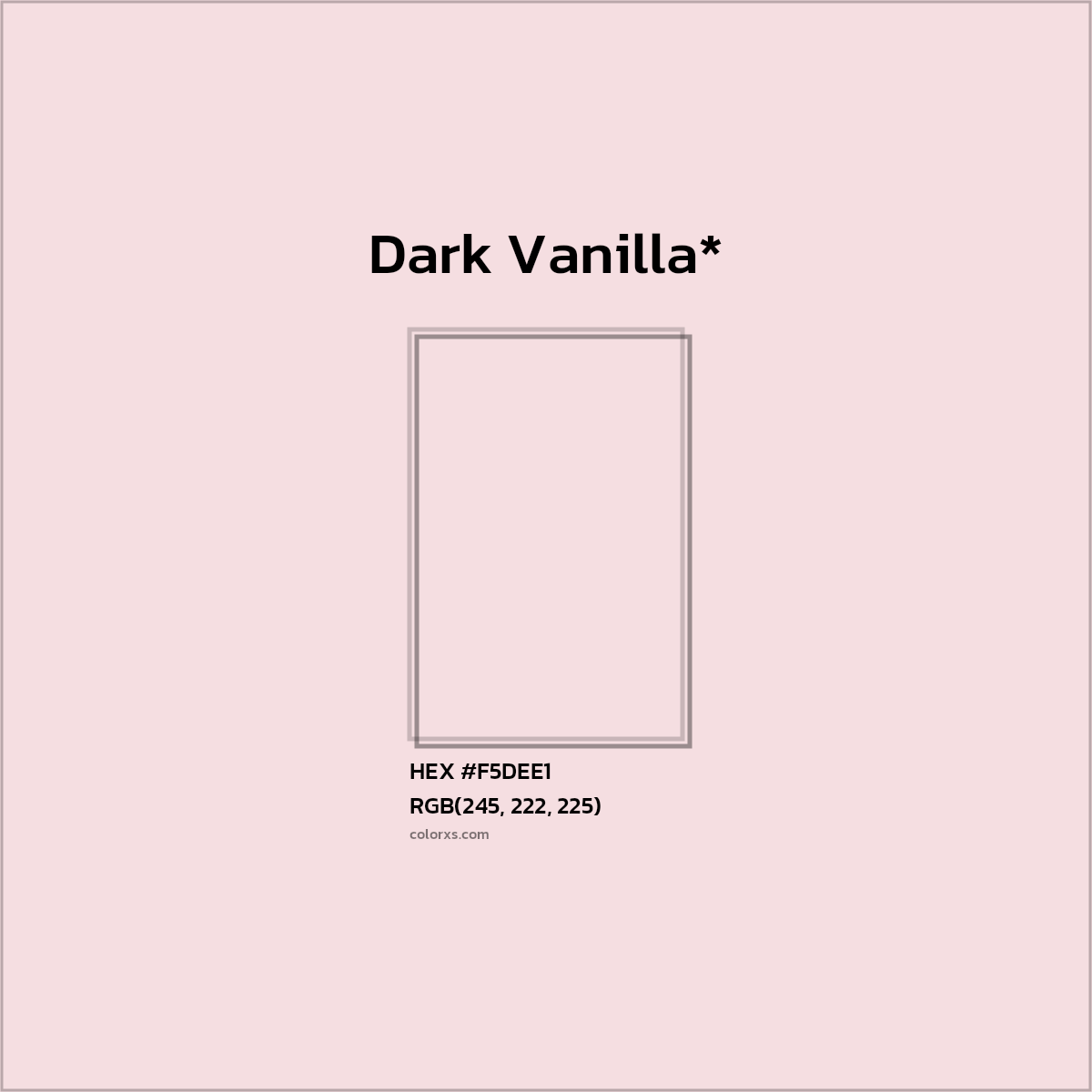 HEX #F5DEE1 Color Name, Color Code, Palettes, Similar Paints, Images